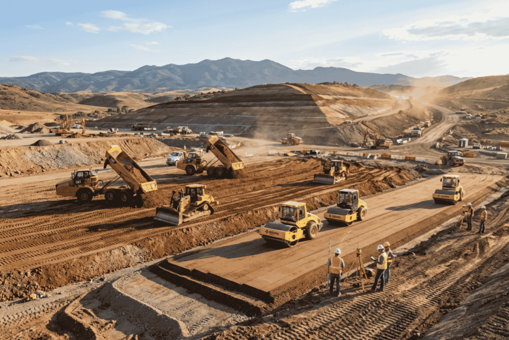 Embankment Filling & Compaction
