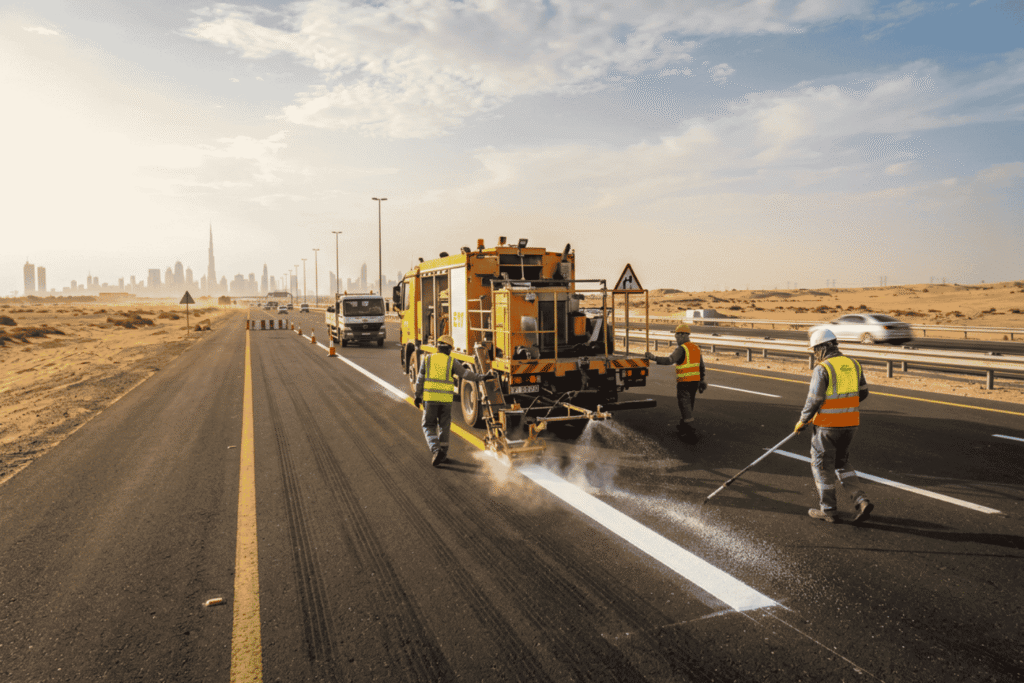 Hot Applied Thermoplastic Road Marking