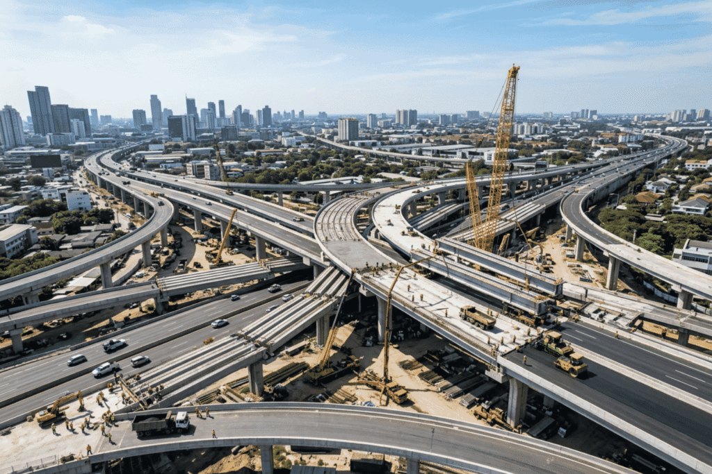 Highway Construction UAE – Interchanges and Junctions