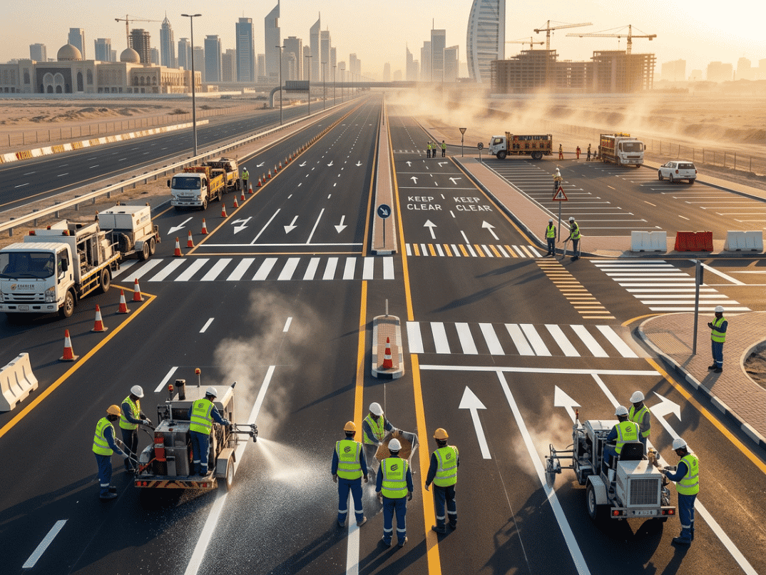 Veto Road Marking in UAE